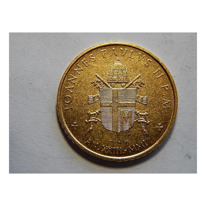 Vatikán 100 Lire 2001 RRR XF-UNC č44217 Vatikán 100 Lire 2001 RRR XF-UNC č44217