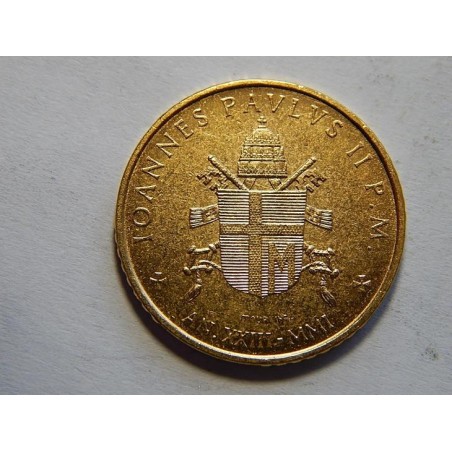Vatikán 100 Lire 2001 RRR XF-UNC č44217 