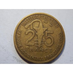 Togo 25 Francs 1957 XF č44325 
