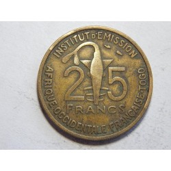 Togo 25 Francs 1957 XF č44413 