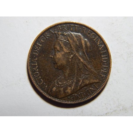 Anglie 1 Farthing 1895 Victoria XF č28462