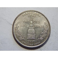 USA ¼ Dollar 2000 P Maryland UNC č44368 