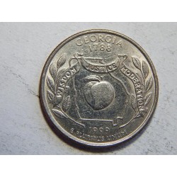 USA ¼ Dollar 1999 D Georgia UNC č44466 