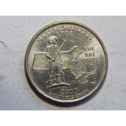 USA ¼ Dollar 2000 D Massachusetts UNC č44424