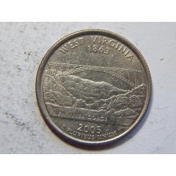 USA ¼ Dollar 2005 D West Virginia UNC č44509 