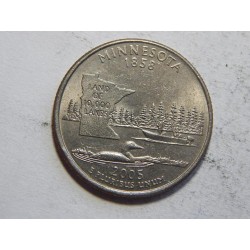 USA ¼ Dollar 2005 P Minnesota UNC č44450 
