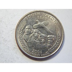 USA ¼ Dollar 2006 P South Dakota UNC č44477 