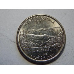 USA ¼ Dollar 2005 P West Virginia UNC č44340 
