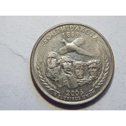 USA ¼ Dollar 2006 D South Dakota XF č44359 