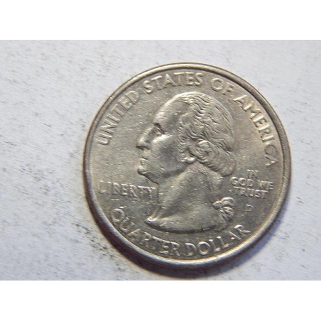USA ¼ Dollar 2001 D Vermont XF-UNC č44479 
