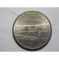 USA ¼ Dollar 2001 P North Carolina UNC č44371 