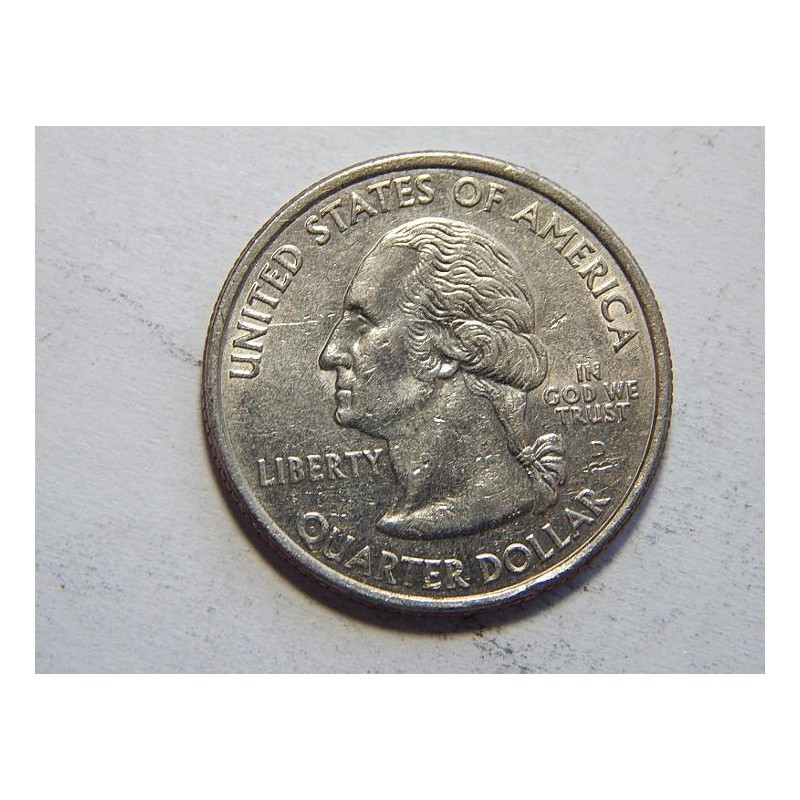 USA ¼ Dollar 2002 D Lousiana XF č44362 USA ¼ Dollar 2002 D Lousiana XF č44362