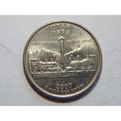 USA ¼ Dollar 2007 D Utah UNC č44313 