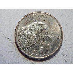 USA ¼ Dollar 2007 P Idaho UNC č44465 