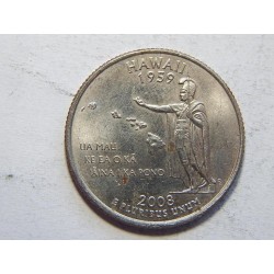 USA ¼ Dollar 2008 D Hawaii UNC č44386 