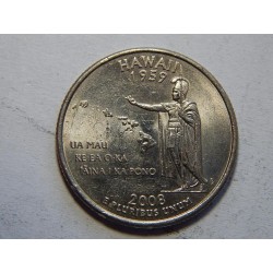 USA ¼ Dollar 2008 P Hawaii XF-UNC č44332 