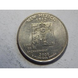 USA ¼ Dollar 2008 P New Mexico UNC č44441 