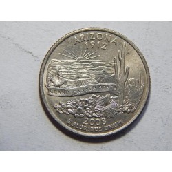 USA ¼ Dollar 2008 P Arizona UNC č44367 