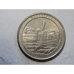 USA ¼ Dollar 2011 P Gettysburg UNC č44437 