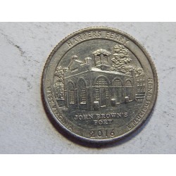 USA ¼ Dollar 2016 D Harpes Ferry UNC č44508 