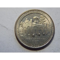 USA ¼ Dollar 2016 P Harpes Ferry UNC č44353 