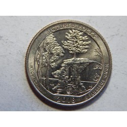 USA ¼ Dollar 2018 D Pictured Rocks UNC č44412 
