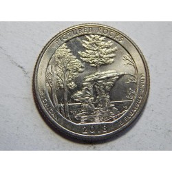USA ¼ Dollar 2018 P Ppictured Rocks UNC č44417 