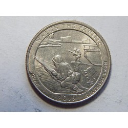 USA ¼ Dollar 2019 D War in Pacific UNC č44327 