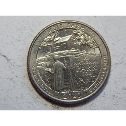 USA ¼ Dollar 2020 P Weir Farm UNC č44492 