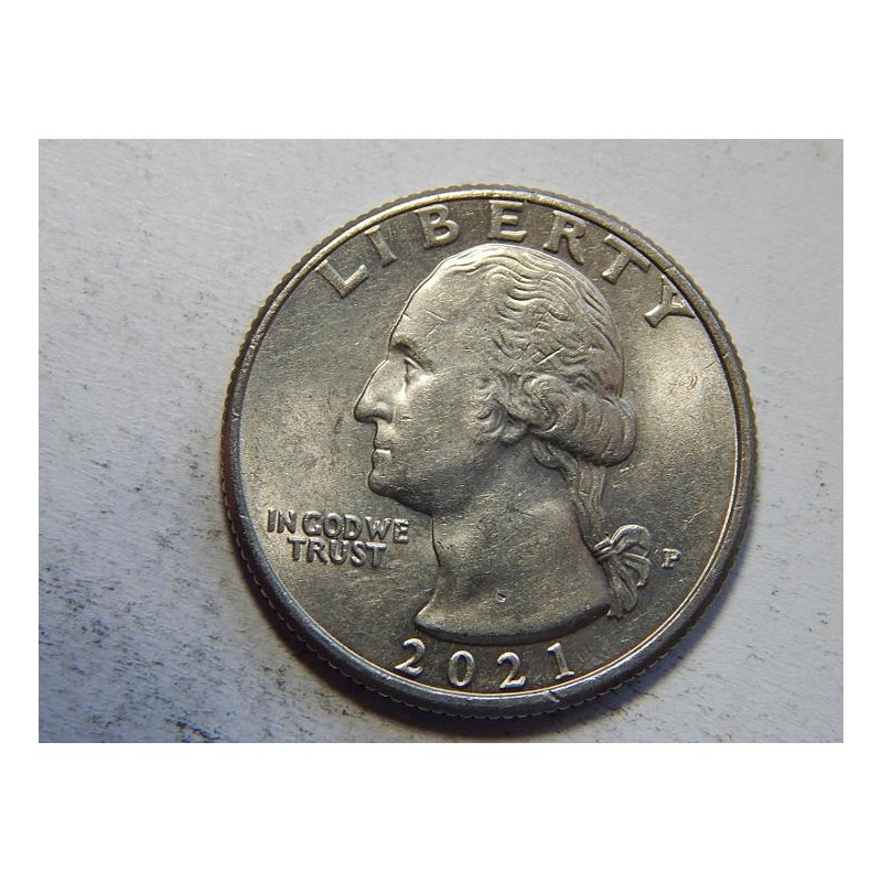 USA ¼ Dollar 2021 P Crossing UNC č44432 USA ¼ Dollar 2021 P Crossing UNC č44432