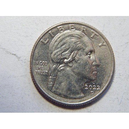 USA ¼ Dollar 2022 D Wilma Man Killer UNC č44395 