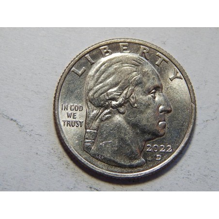 USA ¼ Dollar 2022 D Maya Angelov UNC č44370 