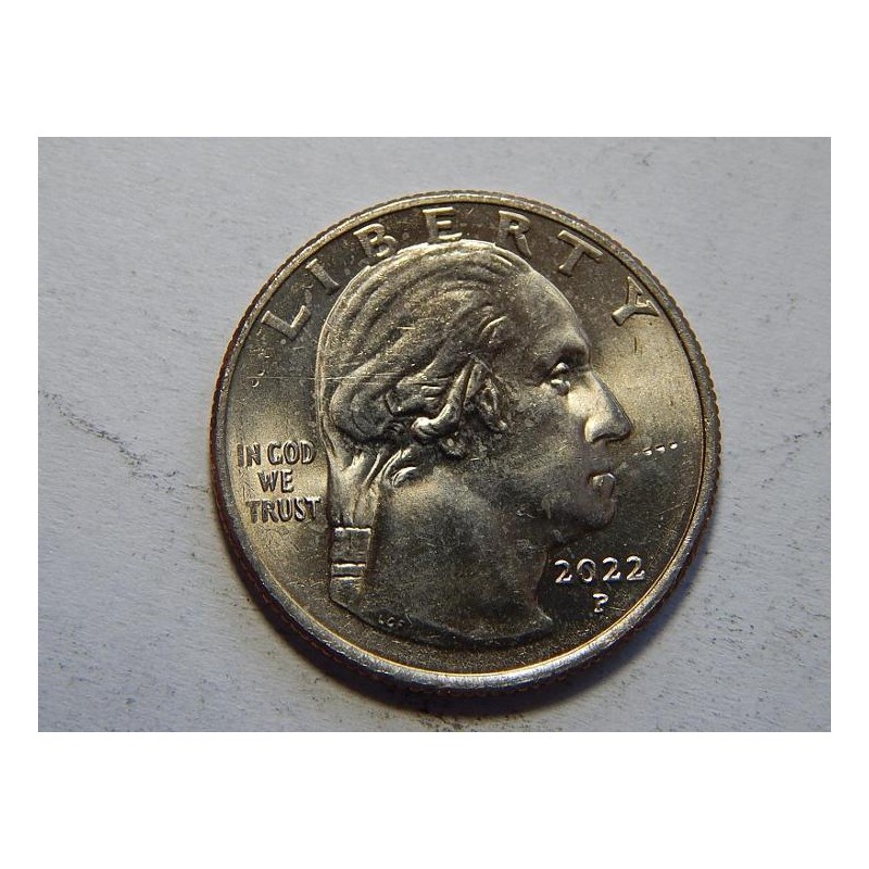 USA ¼ Dollar 2022 P Voto Para La Mujer UNC č44344 