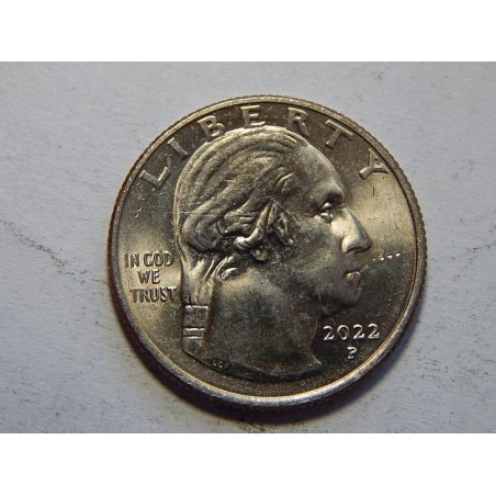 USA ¼ Dollar 2022 P Voto Para La Mujer UNC č44344 