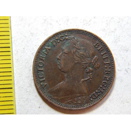 Anglie 1 Farthing 1878 XF č44711 
