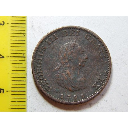Anglie 1 Farthing 1799 VF č44708 