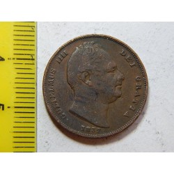 Anglie 1 Farthing 1837 XF č44710 