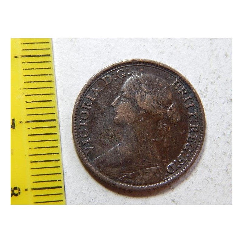 Anglie 1 Farthing 1862 VF č44730 Anglie 1 Farthing 1862 VF č44730