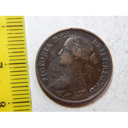 Anglie 1 Farthing 1862 VF č44730 