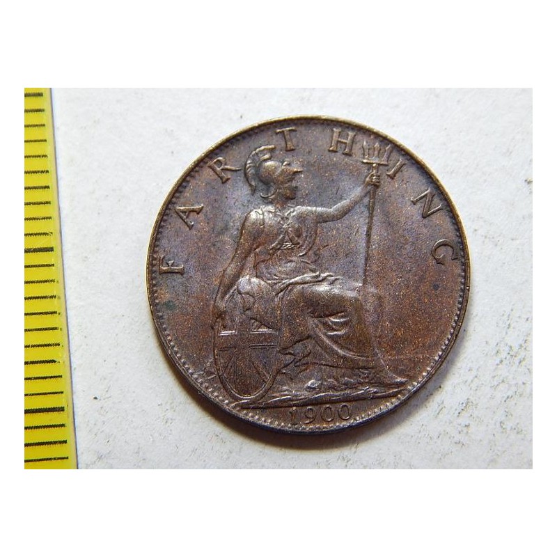Anglie 1 Farthing 1900 BU č44733 Anglie 1 Farthing 1900 BU č44733