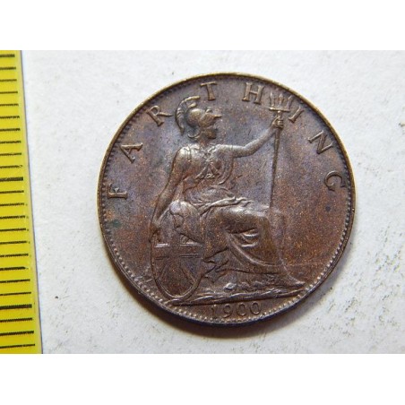 Anglie 1 Farthing 1900 BU č44733 