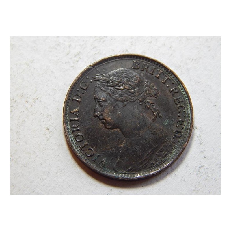Anglie 1 Farthing 1886 VF-XF č44713 Anglie 1 Farthing 1886 VF-XF č44713