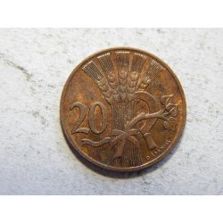 Československo 20 Haléřů 1950 XF č44560  