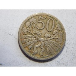 Československo 50 Haléřů 1924 VF-XF č44498