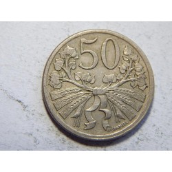 Československo 50 Haléřů 1924 XF č44514 
