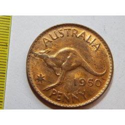 Austrálie 1 Penny 1950 UNC č44682  