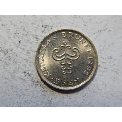 Brunei 5 Sen 1992 UNC č44566  