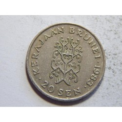 Brunei 20 Sen 1983 XF č44613 