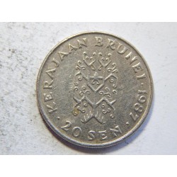 Brunei 20 Sen 1981 XF č44622 