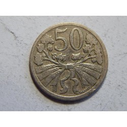 Československo 50 Haléřů 1922 VF-XF č44453 
